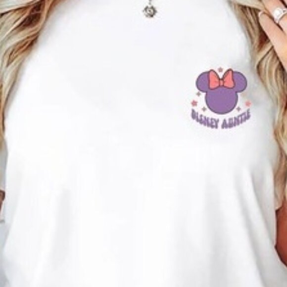 In My Disney Auntie Era Eras Theme Funny Family Matching Gift Graphic T-Shirt166 - Picture 2 of 6